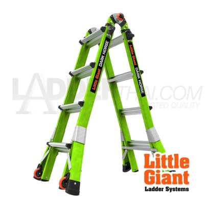 LG16117001 บันไดไฟเบอร์กลาส DARK HORSE 2.0 M17 รุ่น 16117-001"LITTLE GIANT"